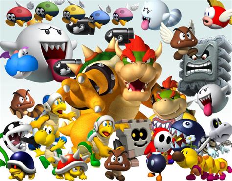 Some Of Marios Enemies Mario Mario Enemies Mario Super Mario 3d