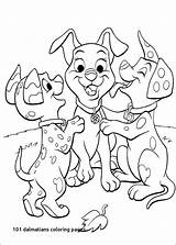 Dalmatians Coloring Pages Getcolorings sketch template
