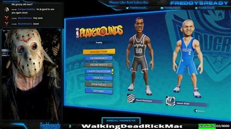 Jason Voorhees Plays Nba Playgrounds While Waiting For