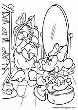 Coloring Pages Daisy Duck Print Minnie Mouse Donald Browser Window sketch template