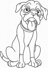 Boxer Coloring Pages Dog Puppy Boxers Print Panting Books Getcolorings Hound Surfnetkids Choose Board Next sketch template