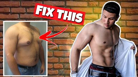 How To Get Rid Of Man Boobs Chest Fat Fix Youtube