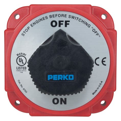 perko dp  heavy duty battery switch  afd boatidcom