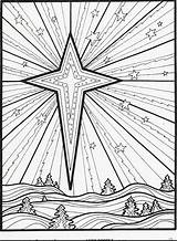 Coloring Pages Christmas Star Doodle Adults Adult Let Insights Markers Lets Educational Bethlehem Detailed Sheets Printable Colouring Color Nativity Marker sketch template