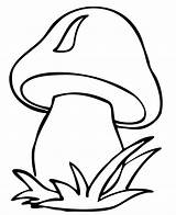 Coloring Pages Mushroom Mushrooms Drawing Kids Drawings Cute Sheets Sheet Fungus Templates Adult sketch template