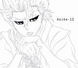 Hitsugaya Akira Toshiro Lineart sketch template