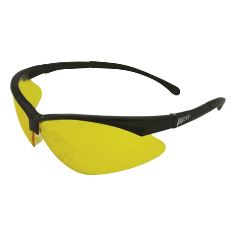 shooters safety glasses yellow