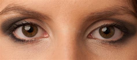 womans eyes with beautiful makeup stock image image of