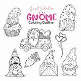 Gnome Valentine Sweet Vecteezy sketch template
