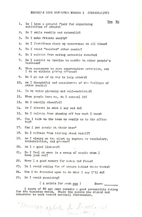 Do You Have What It Takes To Be A Secretary A 1959 Quiz