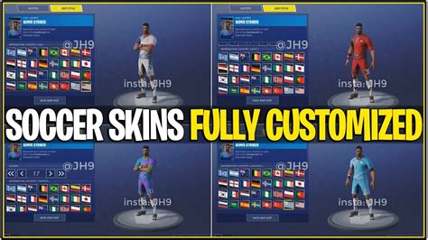 Fortnite Soccer Skins All Countries Fortnite Galaxy Skin