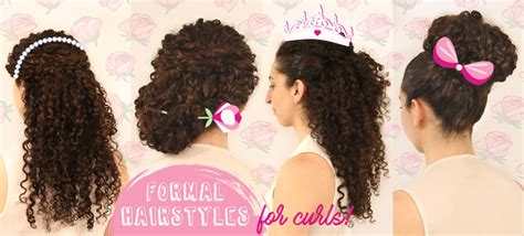 Curly Updos Formal Curly Hairstyles For Prom Or Wedding