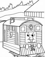 Thomas Coloring Pages Kinkade Getcolorings Book sketch template