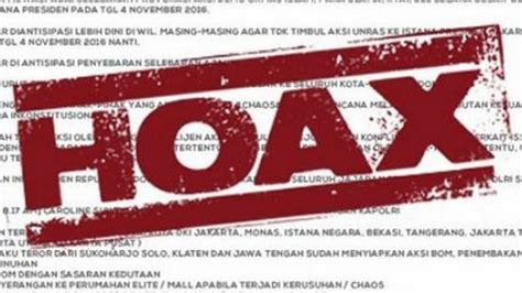 Hoax Seputar Kasus Ahok Fpi 4 November Bbc Indonesia