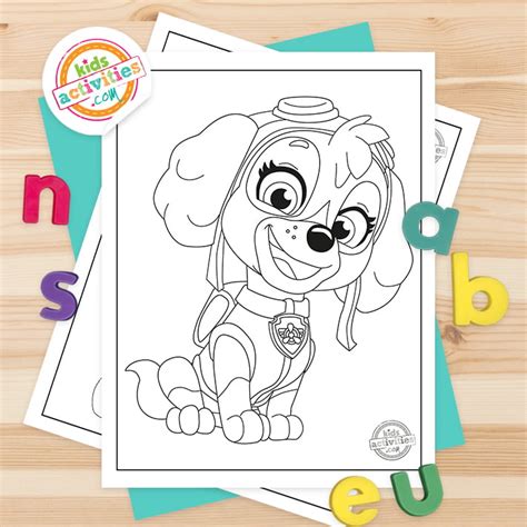 printable paw patrol coloring pages kids activities blog