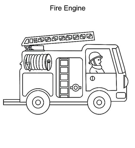 childrens fire truck coloring pages truck coloring pages firetruck