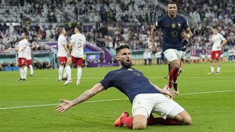 france vs poland fifa world cup 2022 olivier giroud becomes france s