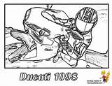 Ducati Motorcycle Coloring Pages Super Big Colouring 1098 Print Boss Superbike sketch template