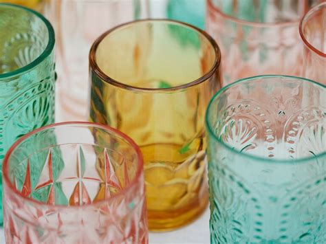 10 Colorful Glasses You Ll Want To Add To Your Wedding Registry