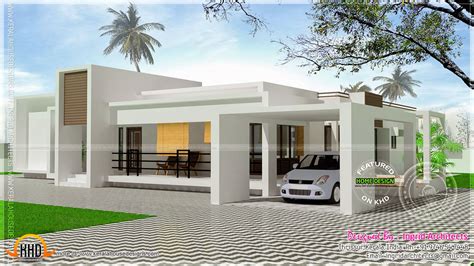 contemporary single storied luxury home home kerala plans