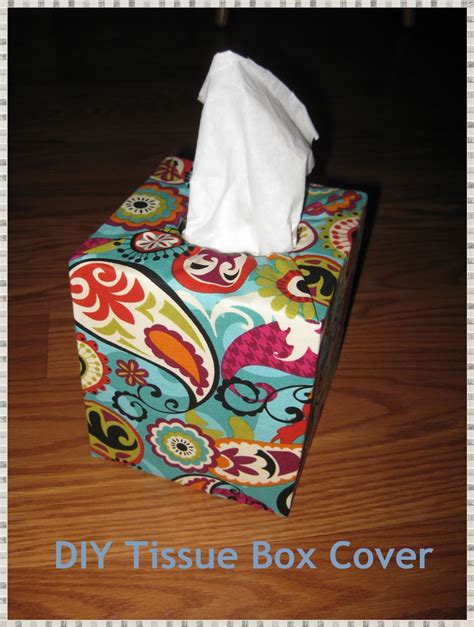 ready set  crafty diy tissue box cover