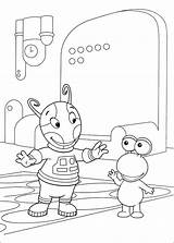 Coloring Backyardigans Pages Fun Posted Am Book sketch template