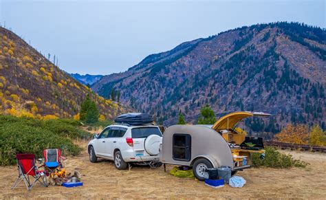 small camper trailers   pull    car