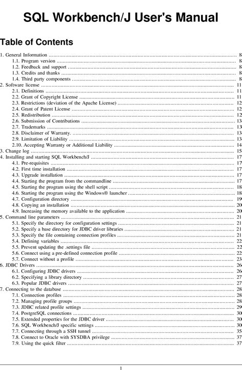 Sql Workbench J Users Manual Sqlworkbench