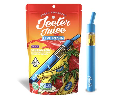buy strawnana  resin jeeter juice disposable straw