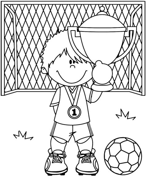 football cup soccer coloring page topcoloringpagesnet