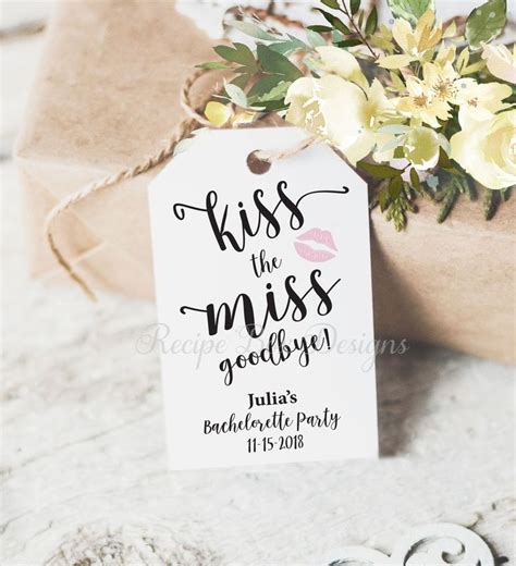 pin  bridal shower favor tags
