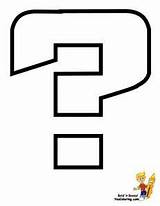 Question Mark Coloring Clipart Clipartbest Pages sketch template