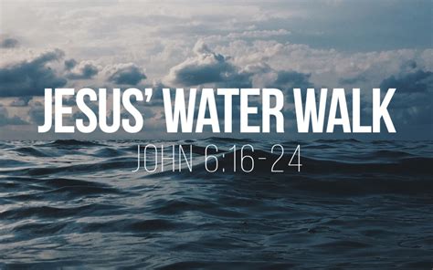 jesus water walk john   tom french