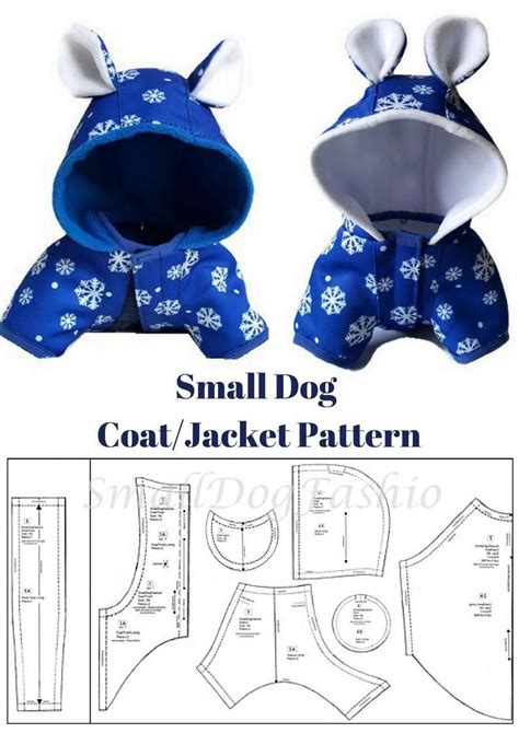 dog coat pattern dog clothes patterns  sewing small dog clothes