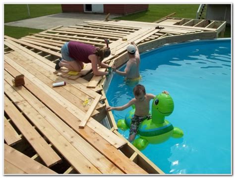 Diy Pool Deck Kits Diys Urban Decor