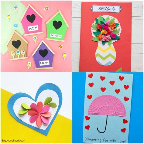 adorable mothers day cards  kids