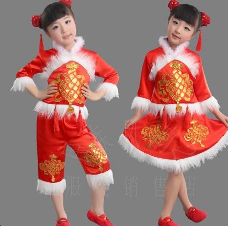 year dresses christmas clothes child dance clothes chinese