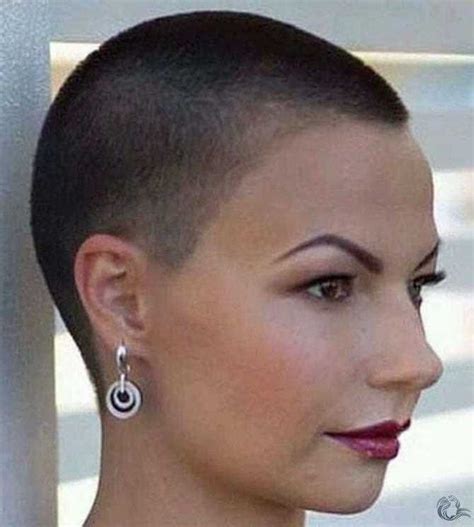 Pin On Womens Very Short Buzzed Hairstyles