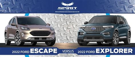 ford escape  explorer whats  difference