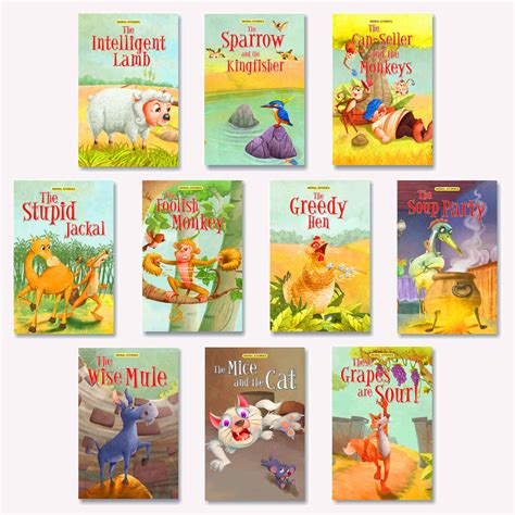 moral story books  kids pack   books  total pages illustrated stories mit shop