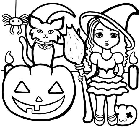 halloween  preschool coloring pages halloween coloring pages
