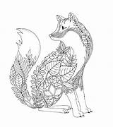Lps Coloring Pages Fox Getcolorings sketch template