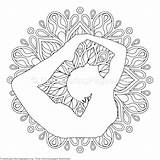 Coloring Pages Mandala Yoga Getcoloringpages sketch template