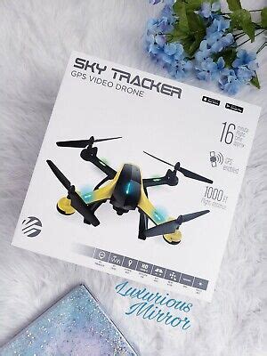 vivitar sky tracker quadcopter gps wifi video drone  ft flight distance  ebay