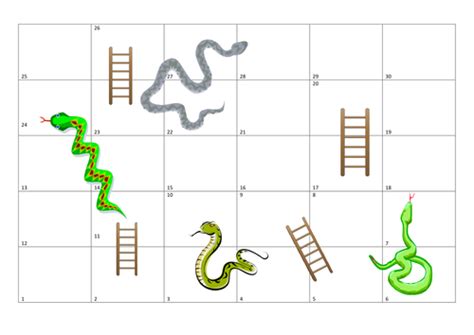 snakes  ladders template  teaching resources
