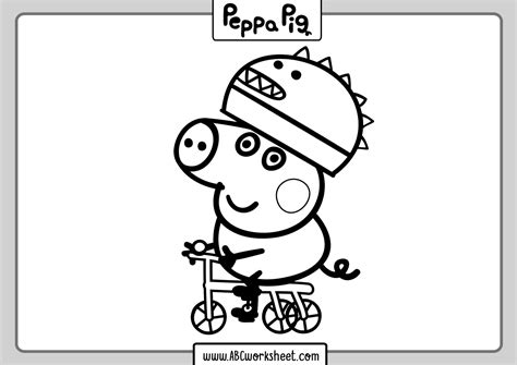 peppa pig coloring pages printable