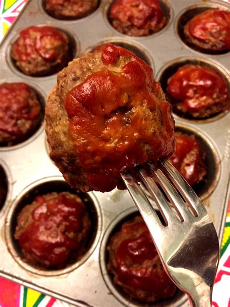 meatloaf in a muffin tin individual mini meatloaves