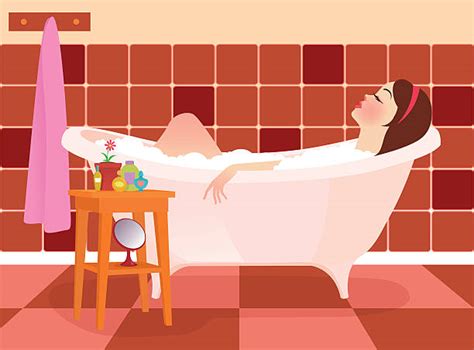 taking a bath clip art vector images and illustrations istock