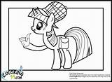 Coloring Twilight Sparkle Pony Pages Little Comments sketch template