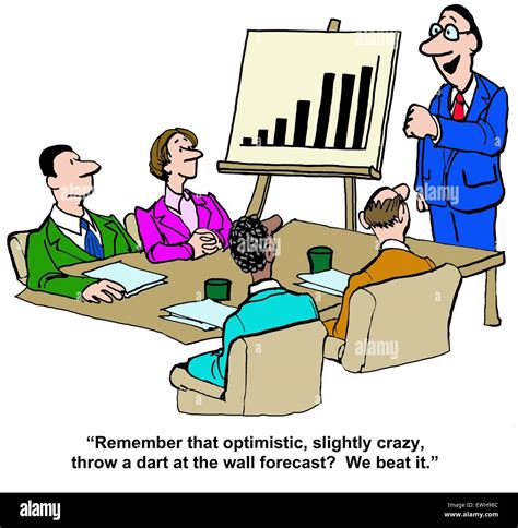 cartoon business chart showing sales  res stock photography  images alamy